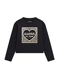 GUESS | Camiseta de manga larga para niña | Negro