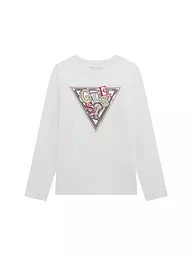 GUESS | Camiseta de manga larga para niña | Blanco