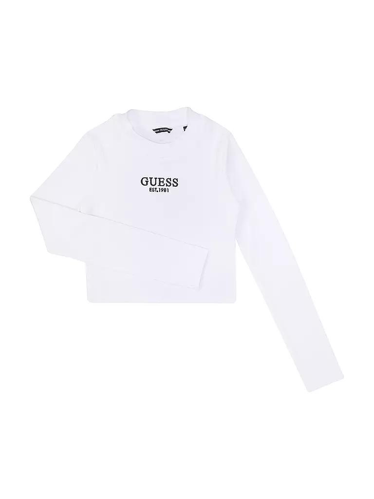 GUESS | Camiseta de manga larga para niña | weiss
