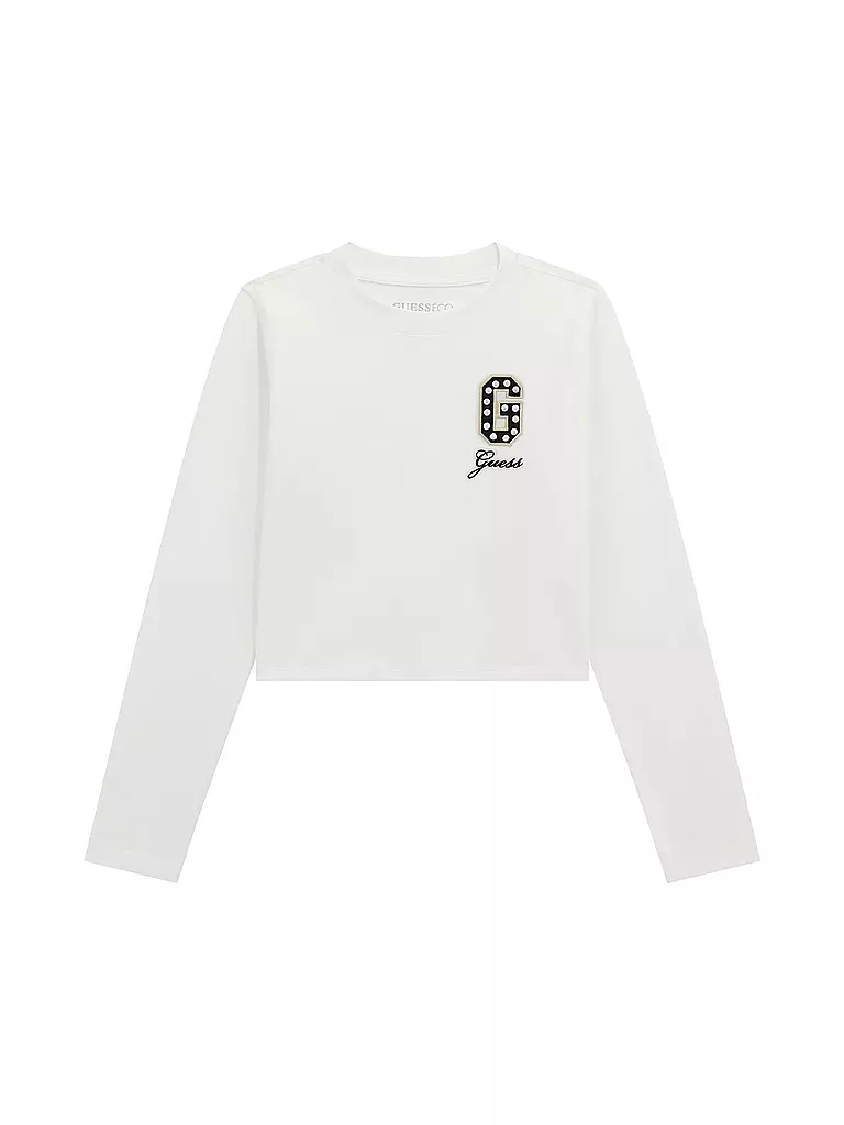 GUESS | Camiseta de manga larga para niña | Blanco