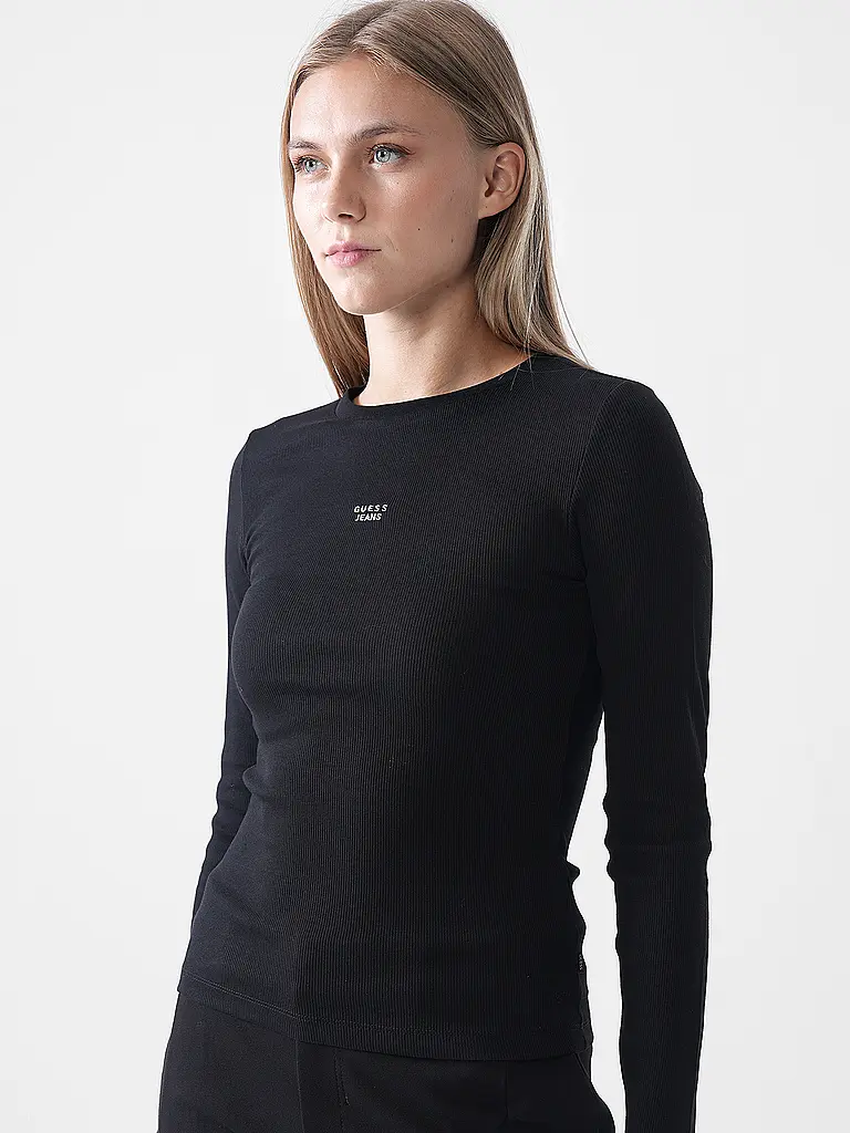 GUESS | Camiseta de manga larga | Negro