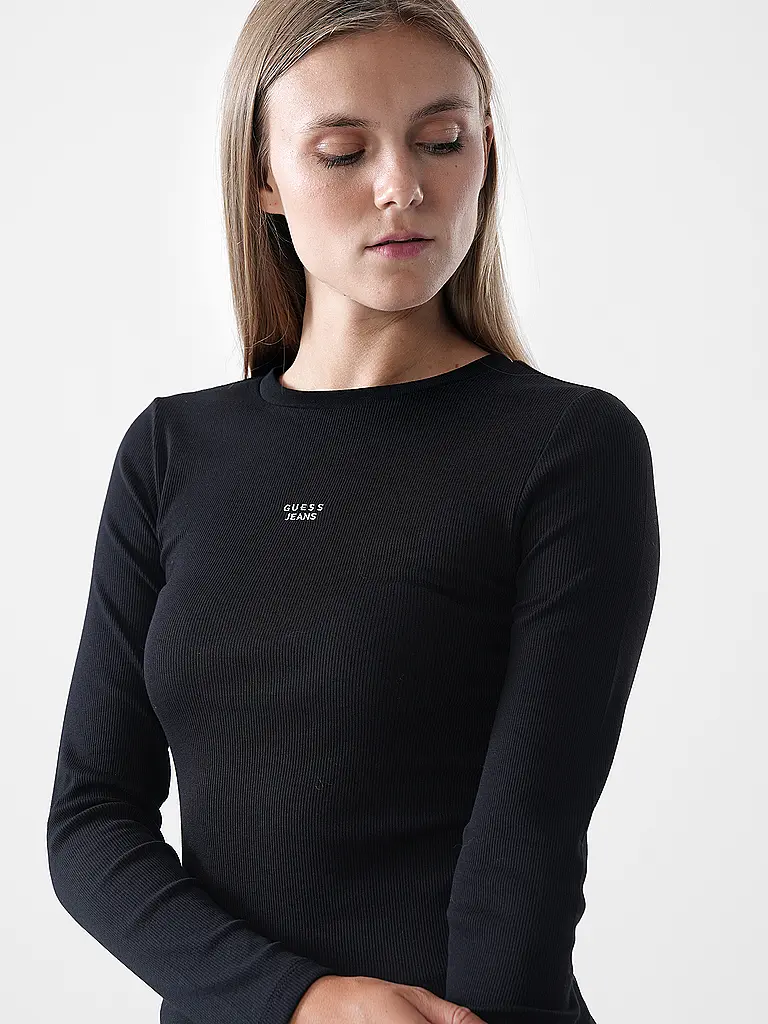 GUESS | Camiseta de manga larga | Negro