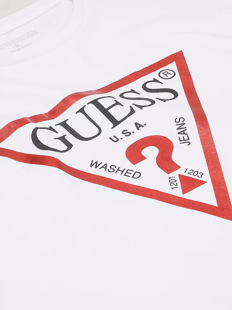 GUESS | Camiseta de niña | Blanco
