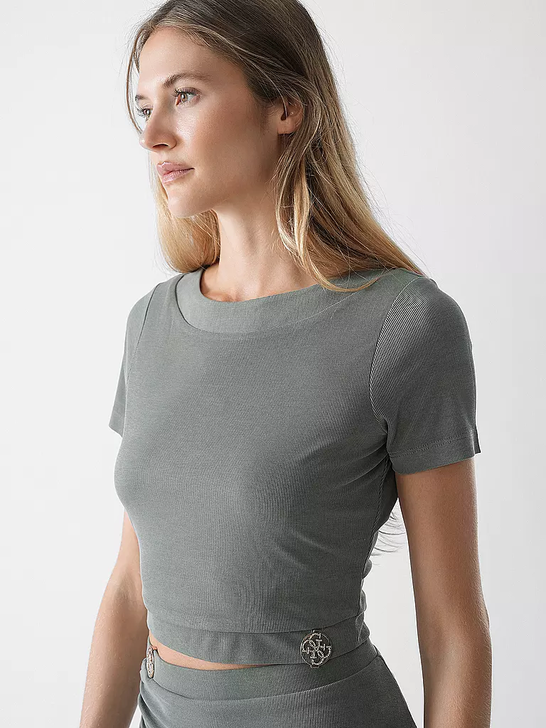 GUESS | Camiseta PRISCA JEWEL | Gris