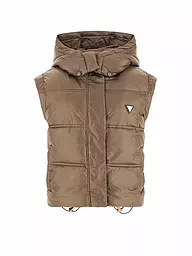 GUESS | Chaleco acolchado | Marrón claro