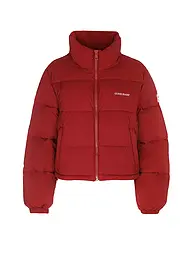 GUESS | Chaqueta acolchada corte cropped | Rojo oscuro
