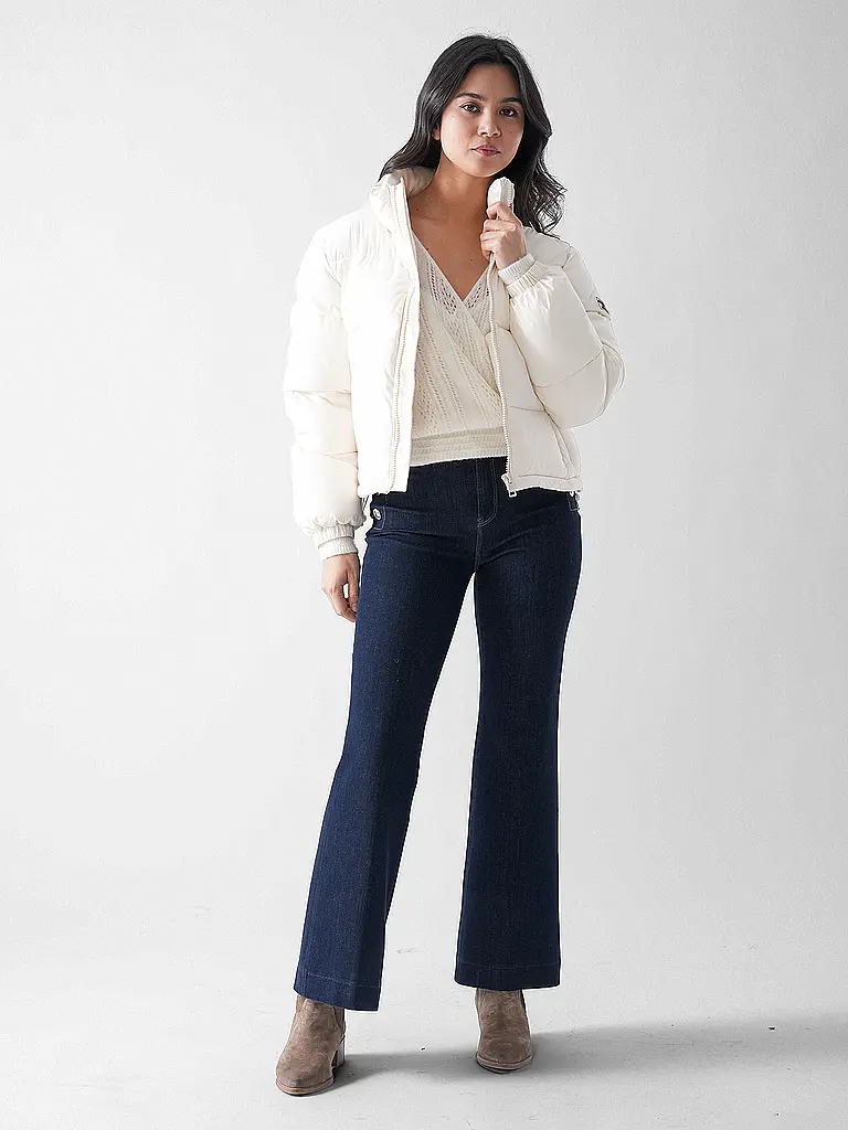 GUESS | Chaqueta acolchada corte cropped | Crema