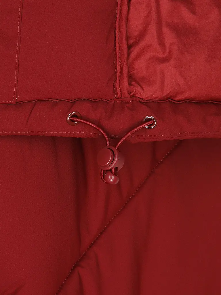GUESS | Chaqueta acolchada corte cropped | Rojo oscuro