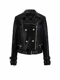 GUESS | Chaqueta de imitación de cuero MYLA MOTO | Negro