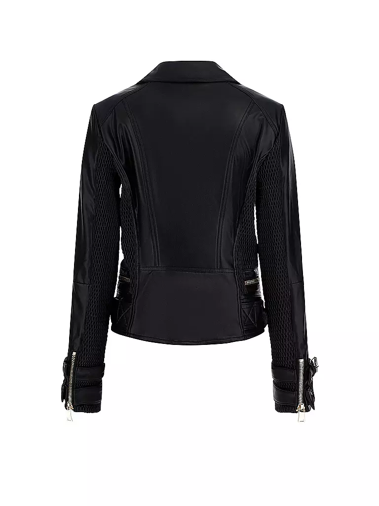 GUESS | Chaqueta de imitación de cuero MYLA MOTO | Negro
