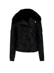 GUESS | Chaqueta de imitación de cuero | Negro