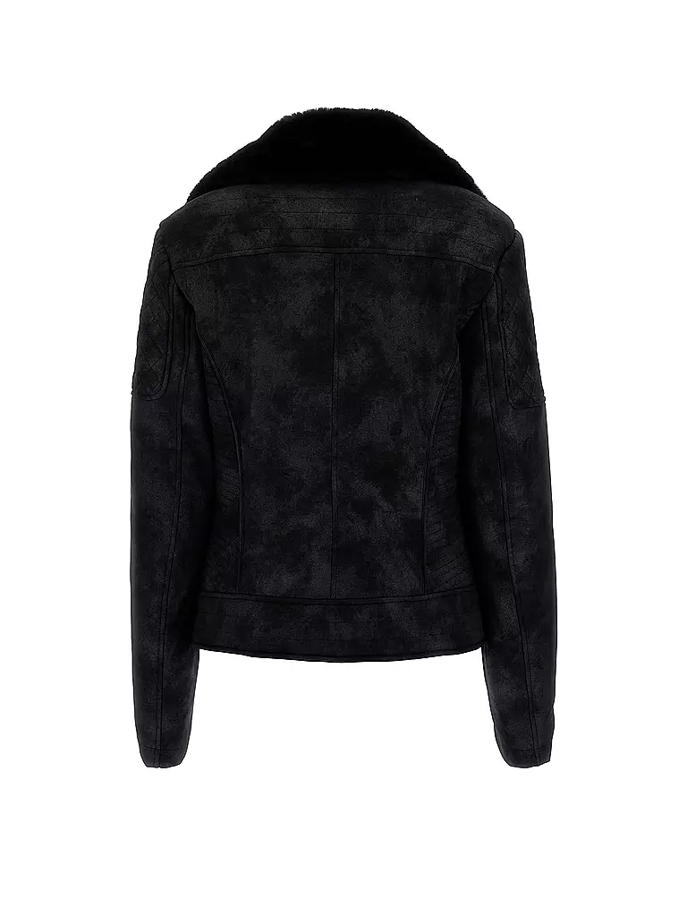 GUESS | Chaqueta de imitación de cuero | schwarz