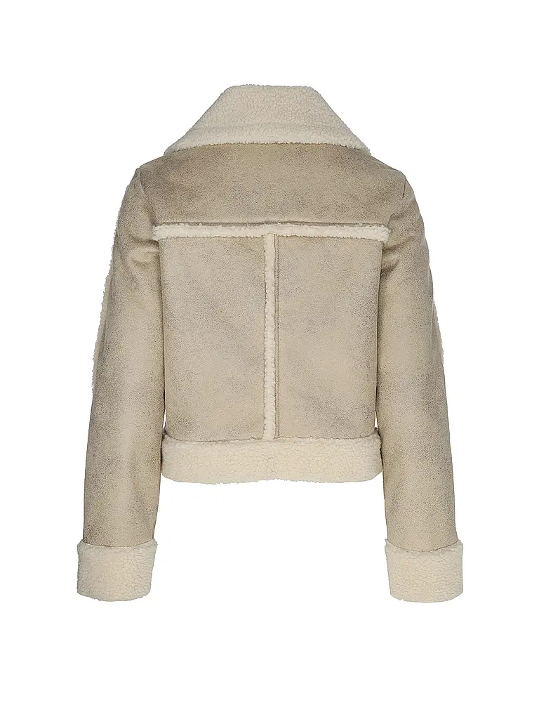 GUESS | Chaqueta de imitación de piel | Crema