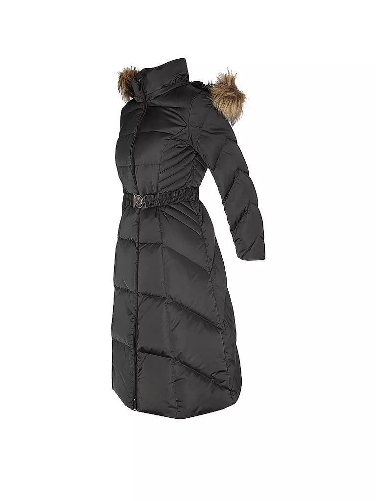 GUESS | Daunensteppmantel  | Negro