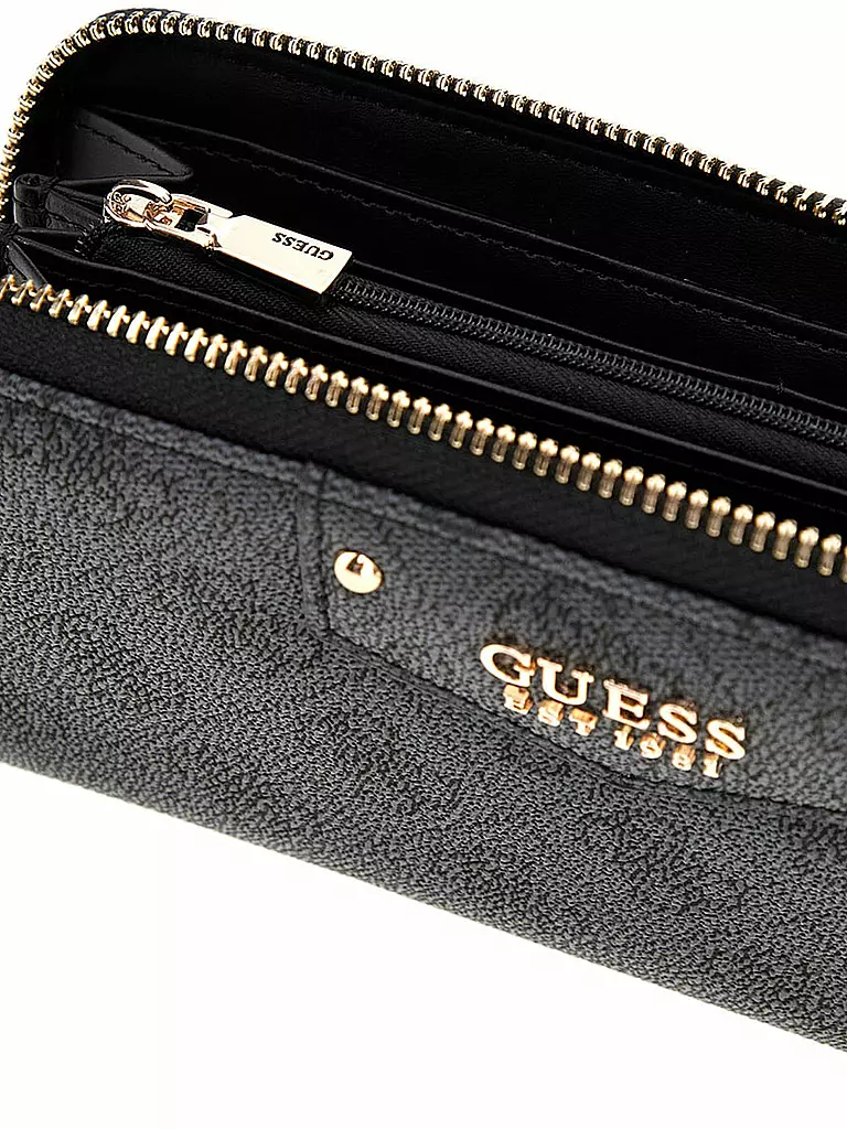 GUESS | Geldbörse ECO BRENTON Large | Negro
