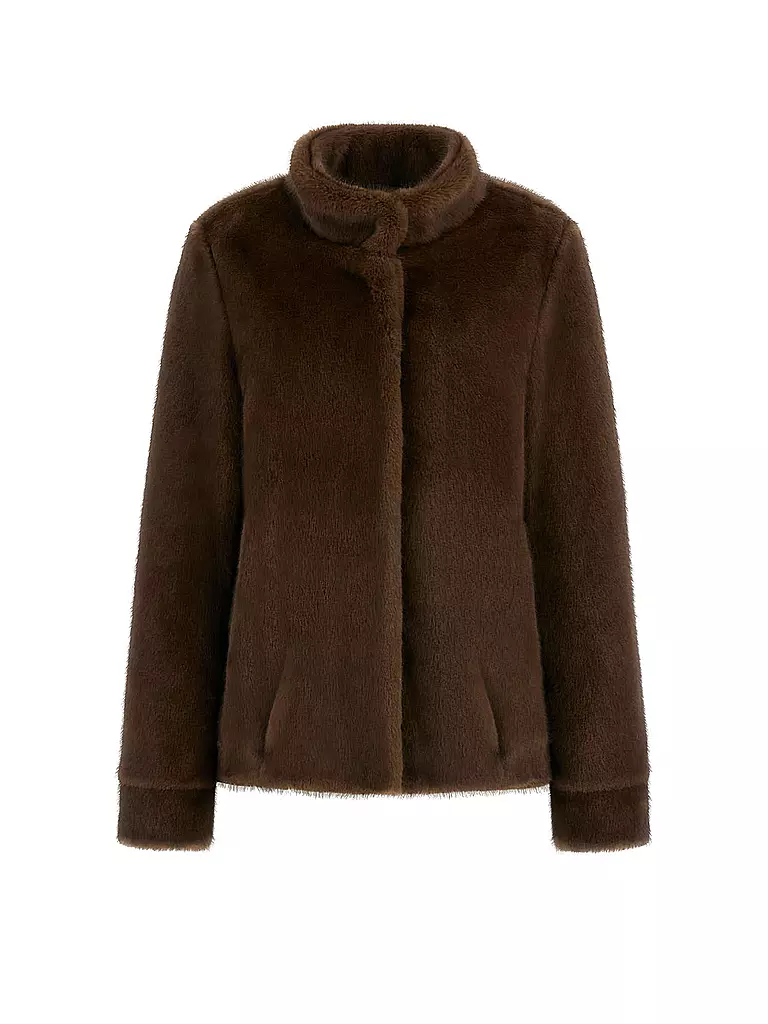 GUESS | Jacke in Felloptik LUNA | Marrón