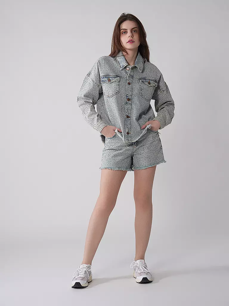 GUESS | Jeansbluse | Azul claro