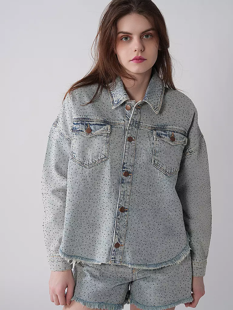 GUESS | Jeansbluse | Azul claro