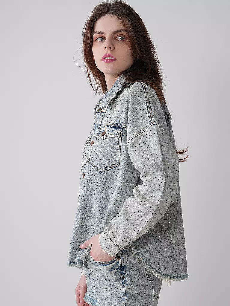 GUESS | Jeansbluse | Azul claro