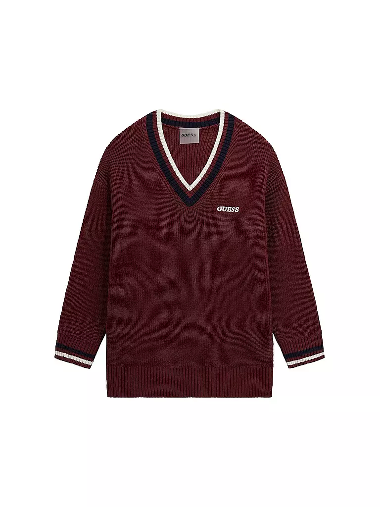 GUESS | Jersey de niña | Rojo oscuro