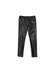 GUESS | Leggings de niña con aspecto de cuero | Negro