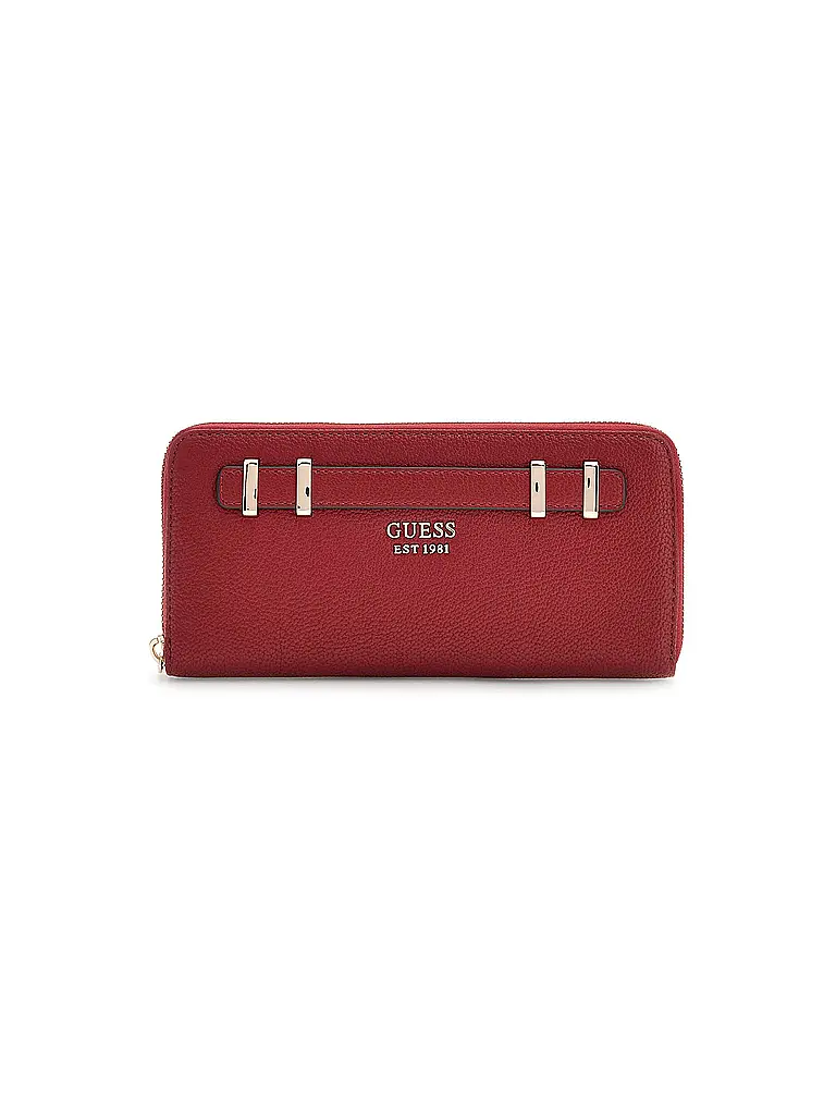 GUESS | Monedero GREGORIA Large | Rojo oscuro