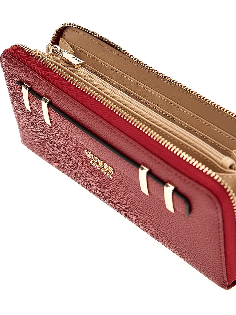 GUESS | Monedero GREGORIA Large | Rojo oscuro