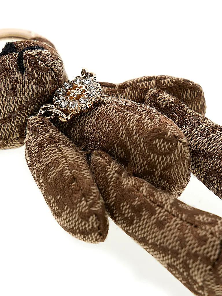 GUESS | Nombre del producto: Llavero
Marca: GUESS
Color: beige
Categorías: Moda,Mujer

Material: Poliéster / Poliamida,Metal
Estampado: Logo
Estilo: Young Fashion,Glamour
Llavero | Beige