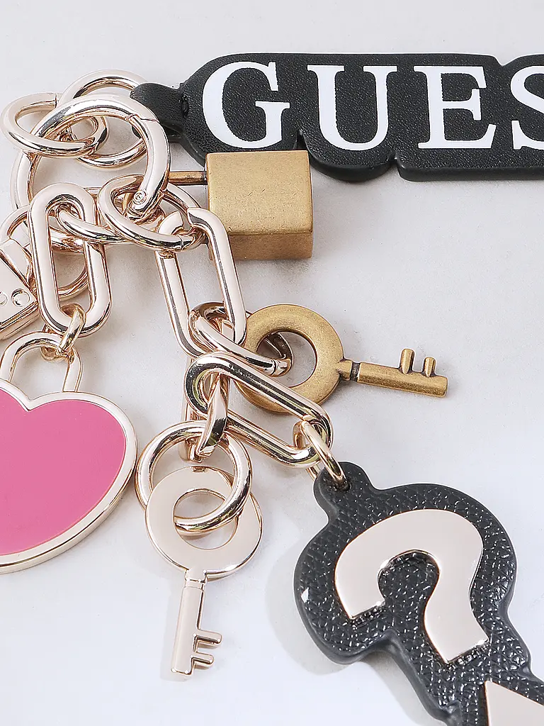 GUESS | Nombre del producto: Llavero
Marca: GUESS
Color: negro
Categorías: Moda, Mujer

Material: Metal
Estilo: Young Fashion, Glamour | Negro