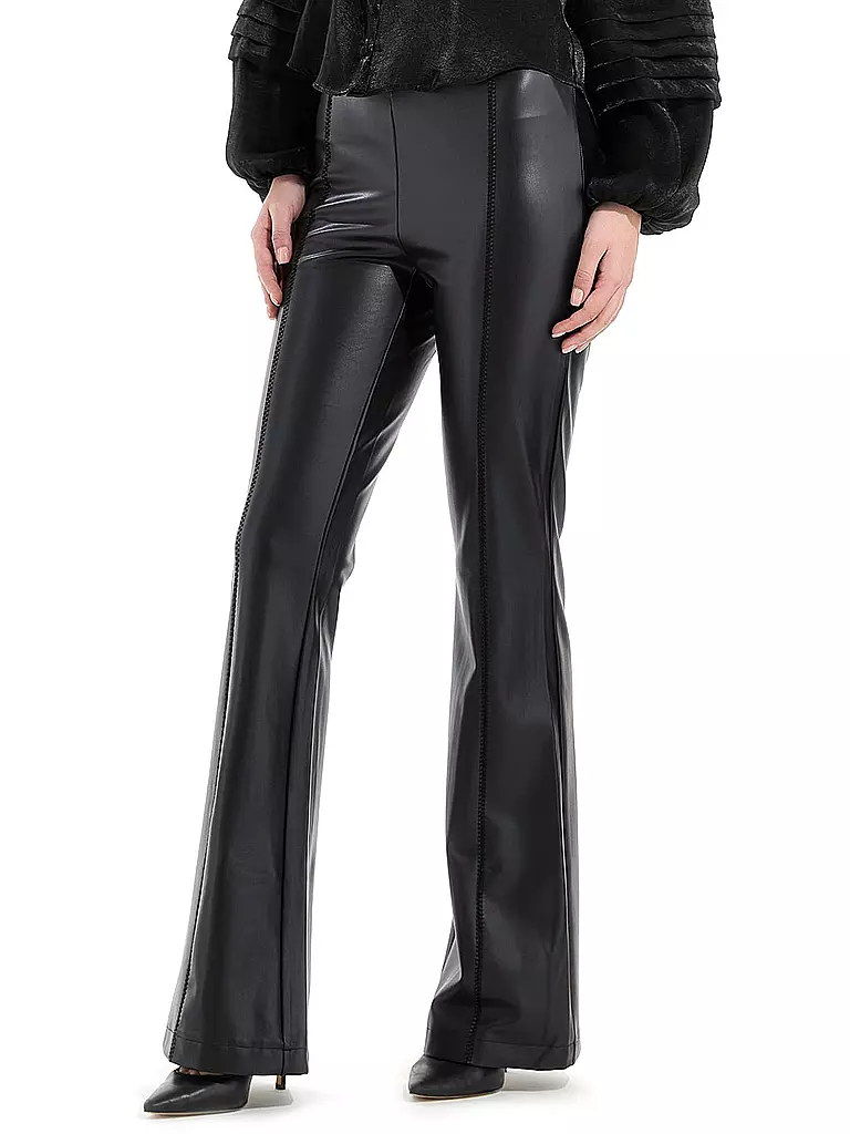 GUESS | Pantalones de efecto cuero | Negro