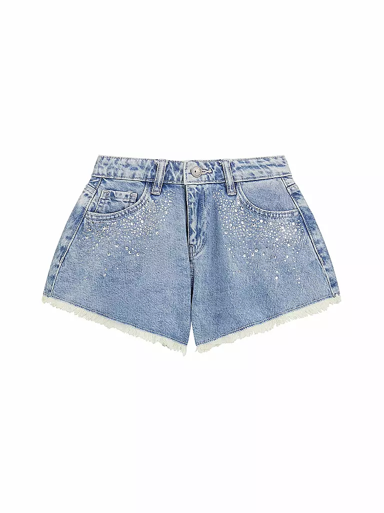 GUESS | Shorts para niña | Azul claro