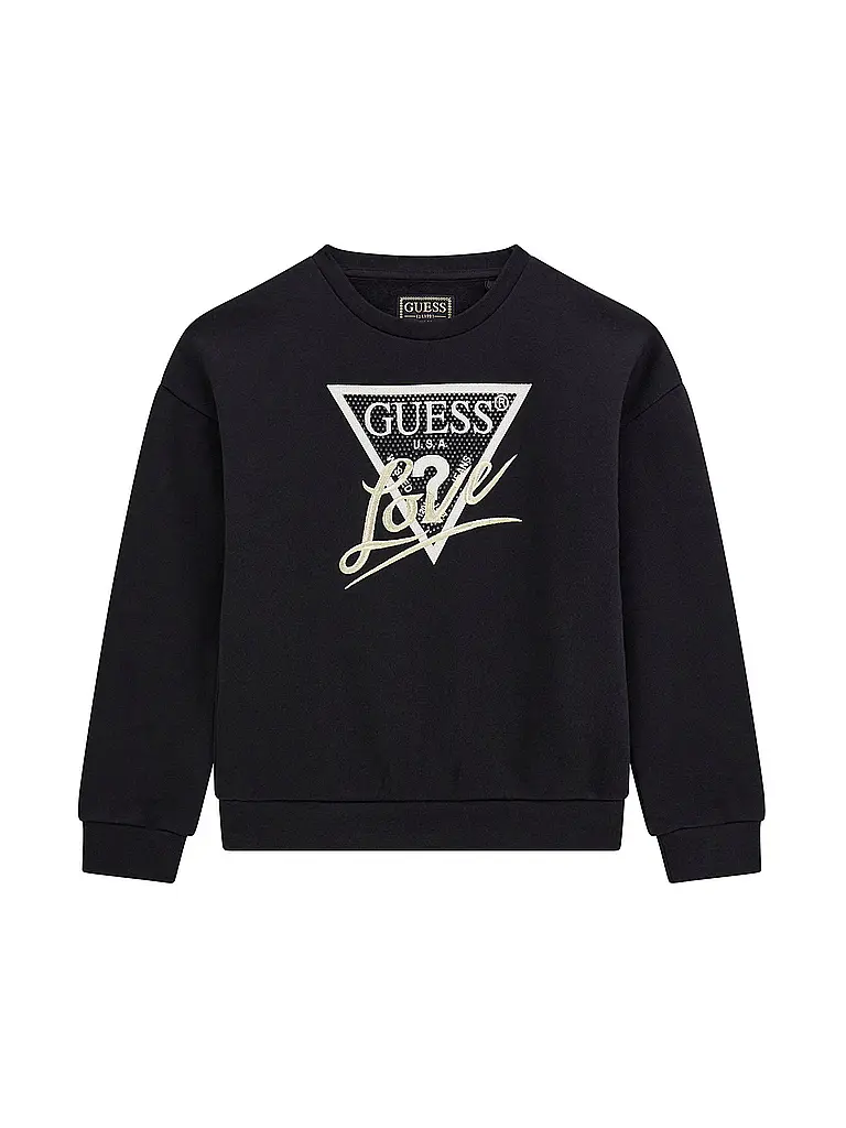 GUESS | Suéter para niña | Negro