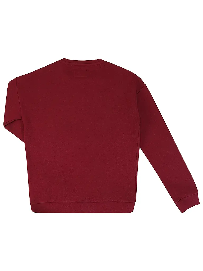 GUESS | Suéter para niña | Rojo oscuro