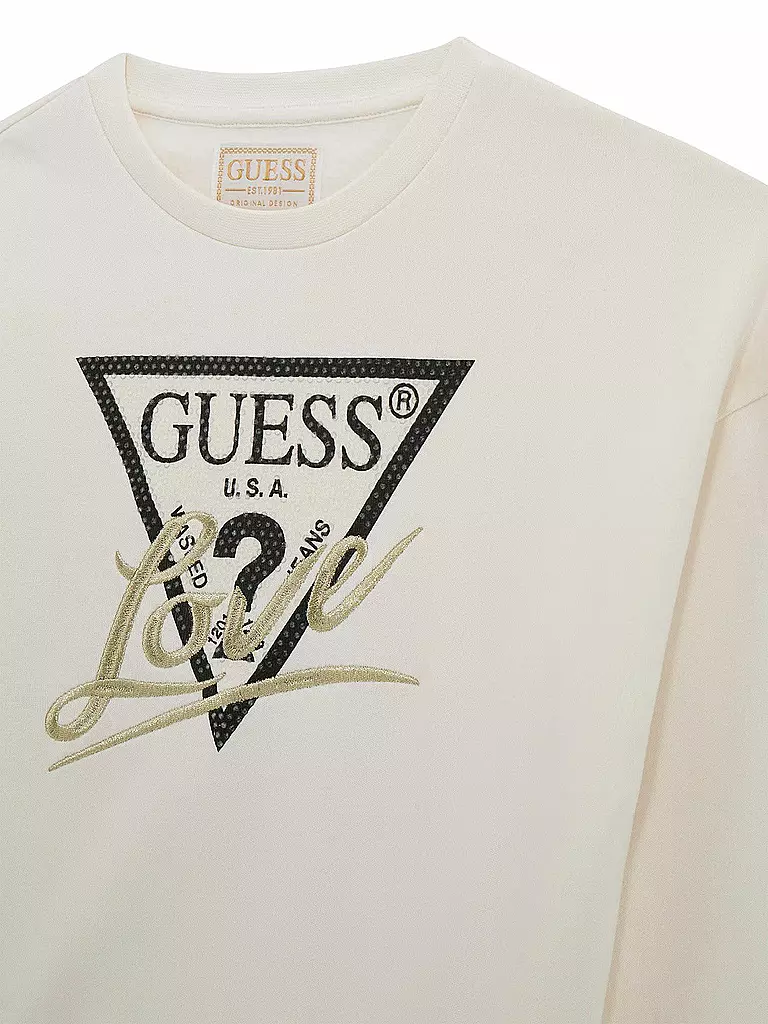 GUESS | Suéter para niña | Crema