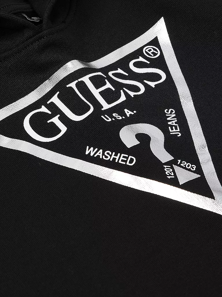 GUESS | Sudadera con capucha para niña - Hoodie | Negro