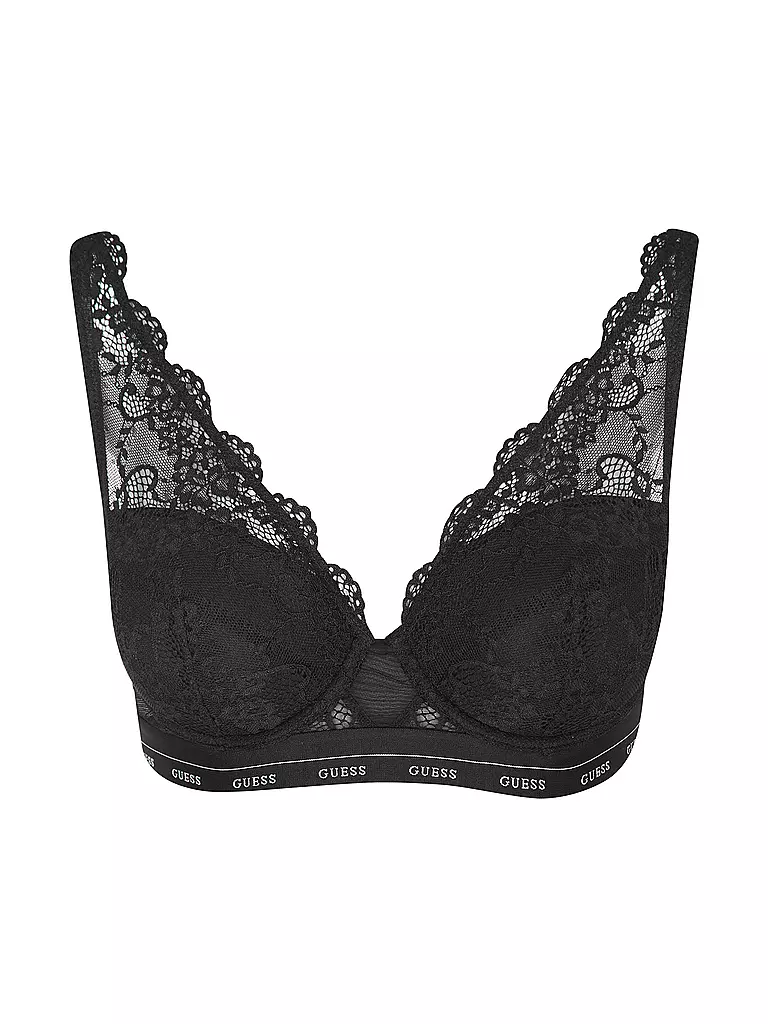 GUESS | Sujetador con relleno JANE negro azabache | Negro