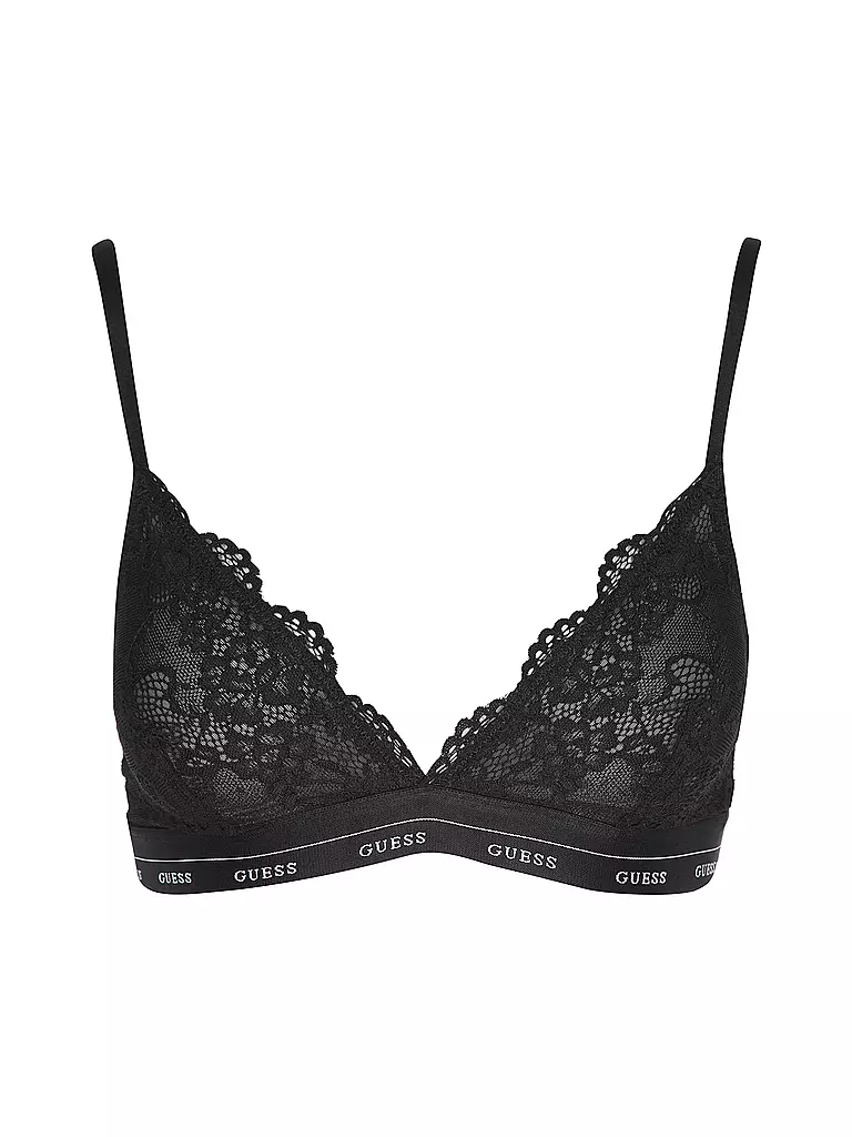 GUESS | Sujetador triángulo JANE negro azabache A996 | Negro