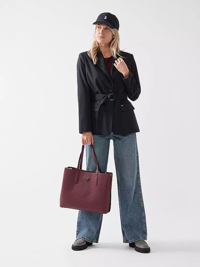 GUESS | Tasche - Shopper MERIDIAN  | Rojo oscuro