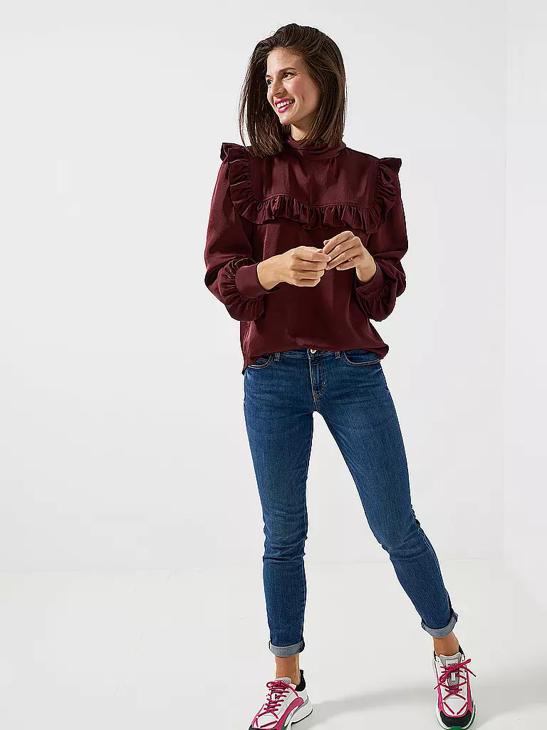 GUESS | Vaqueros de talle alto corte ajustado Curve X | Azul