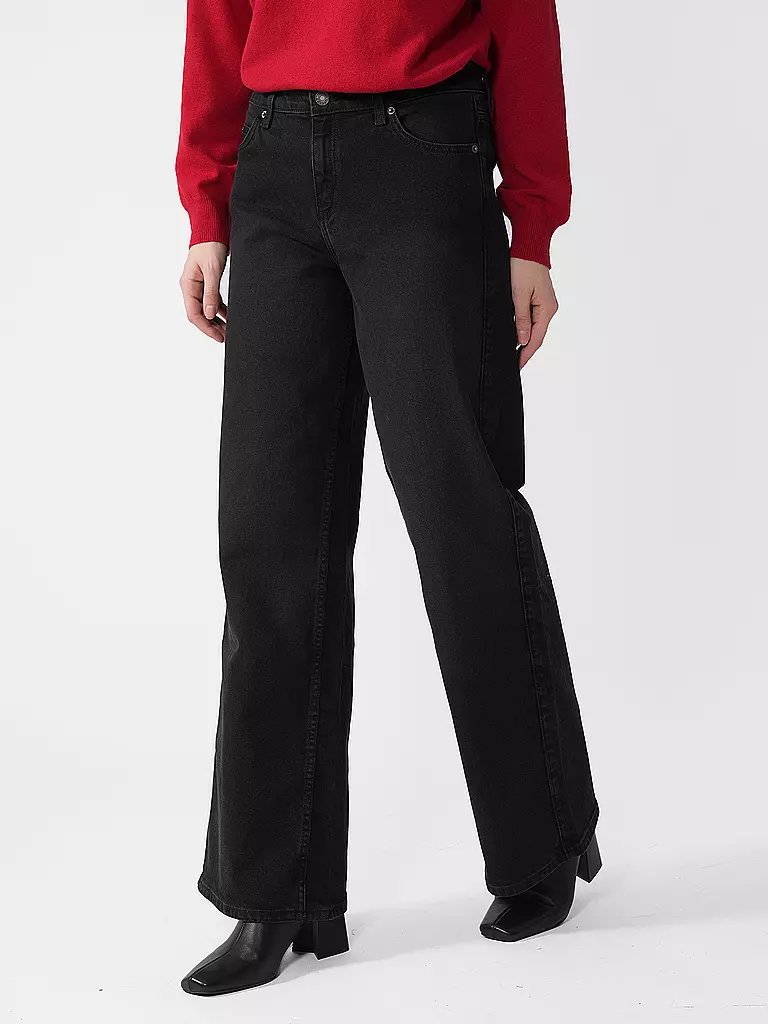 GUESS | Vaqueros Wide Leg | schwarz