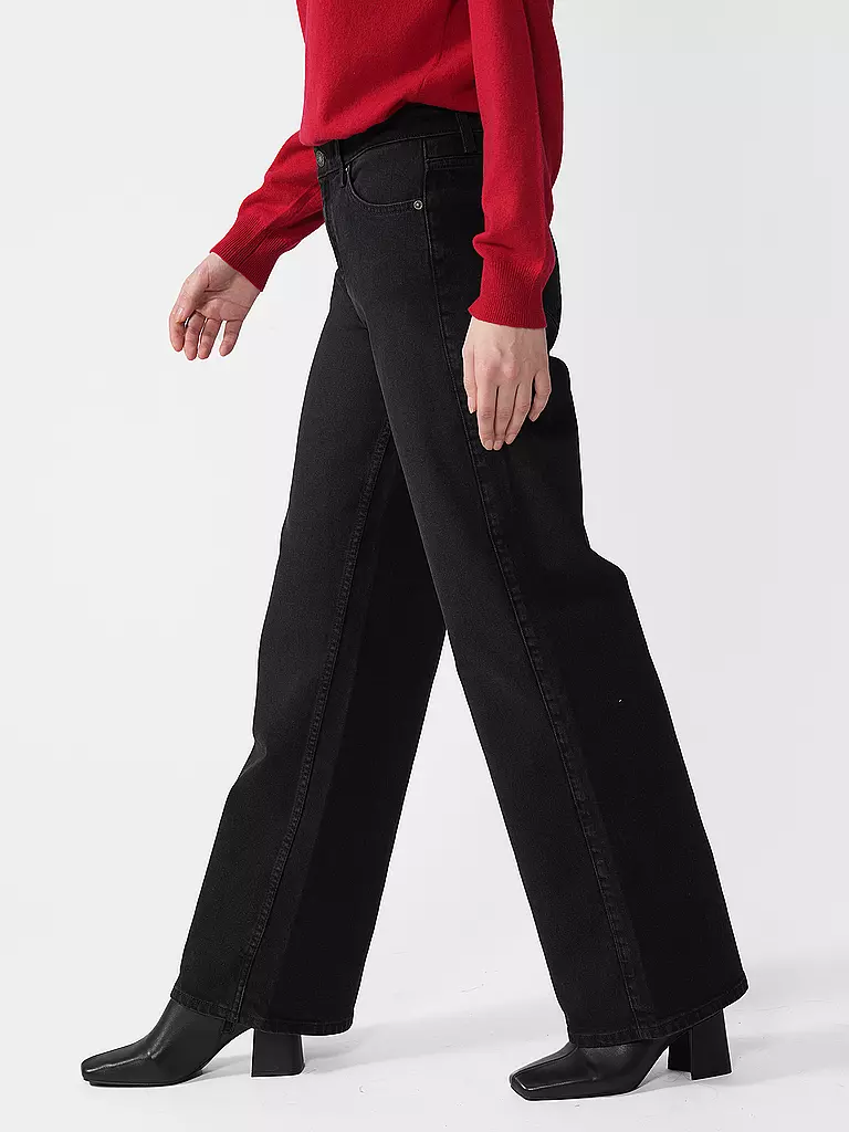 GUESS | Vaqueros Wide Leg | schwarz