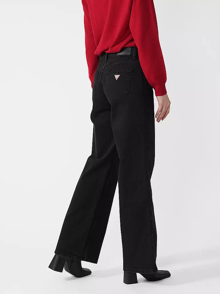 GUESS | Vaqueros Wide Leg | schwarz