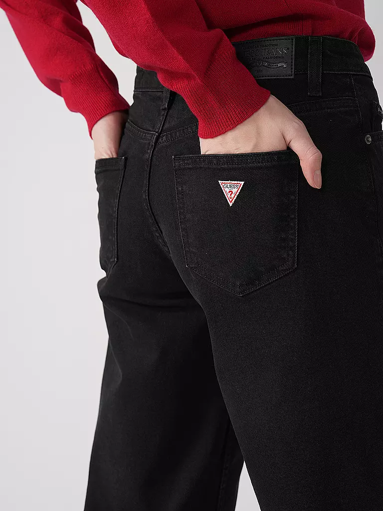 GUESS | Vaqueros Wide Leg | schwarz