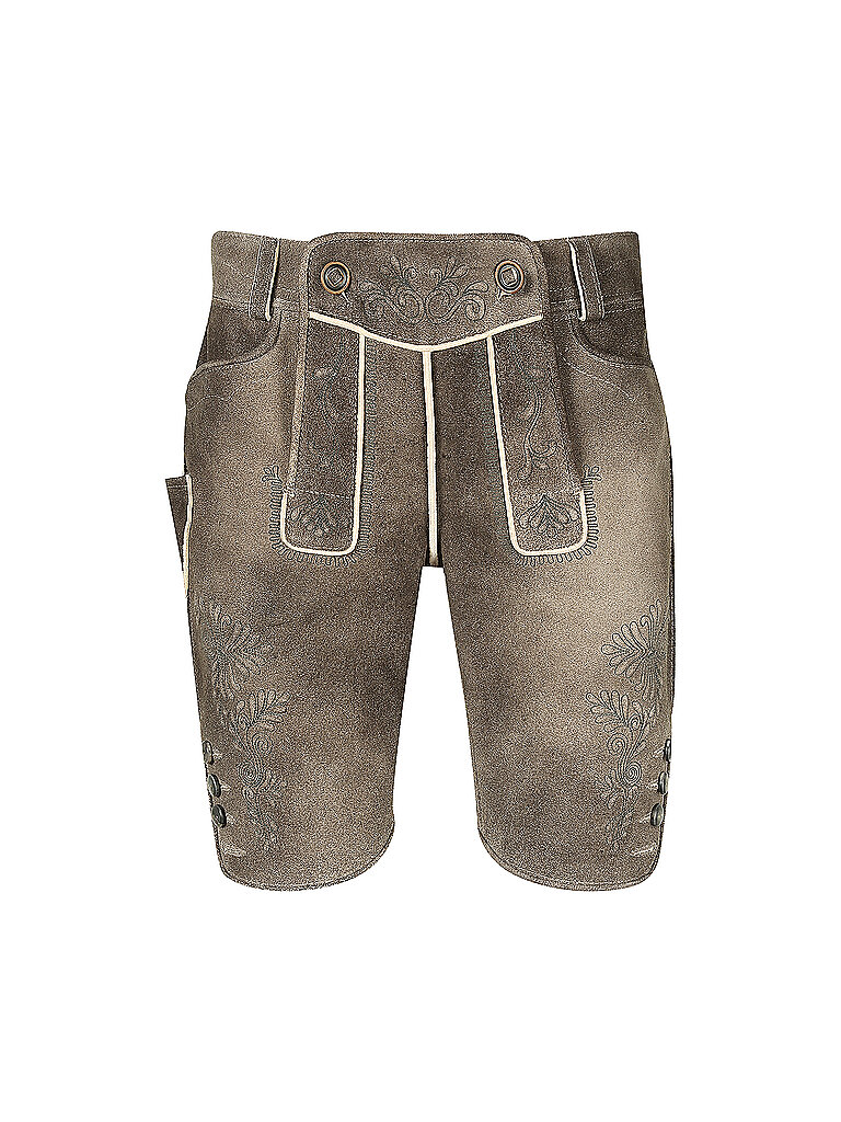 Gweih & Silk Pantalones de cuero tradicionales Vitus marrón