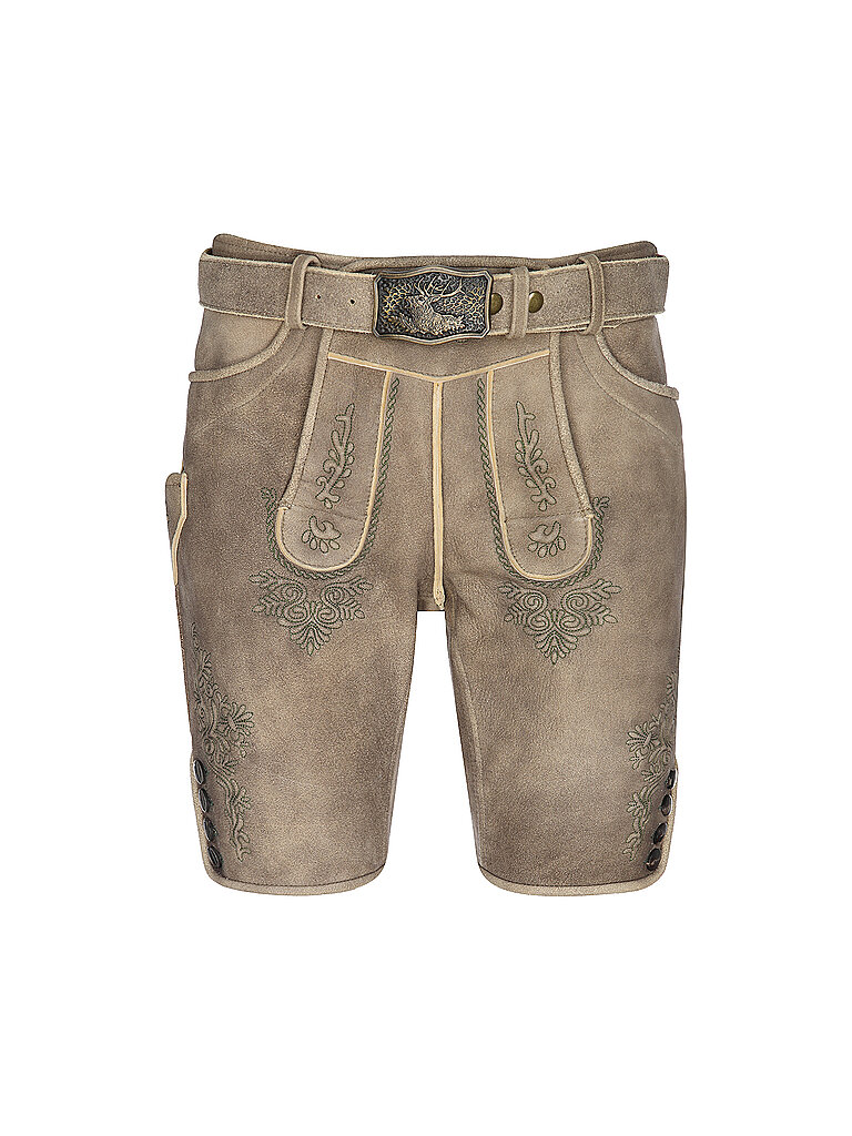 Gweih & Silk Lederhose MAGNUS marrón claro