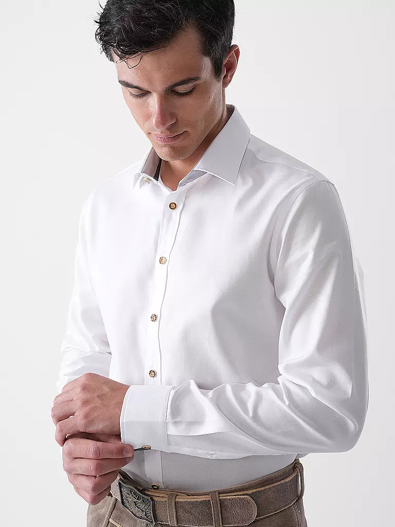 GWEIH & SILK | Camisa tradicional corte entallado | 