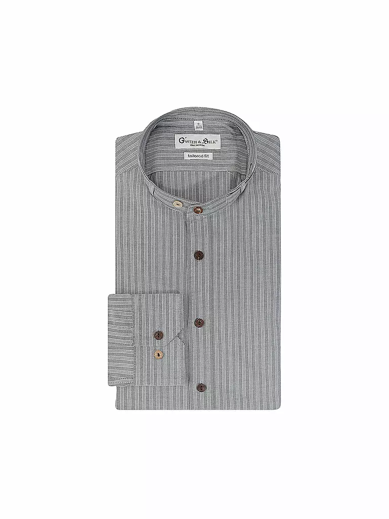 GWEIH & SILK | Camisa tradicional EIBSEE | Gris claro