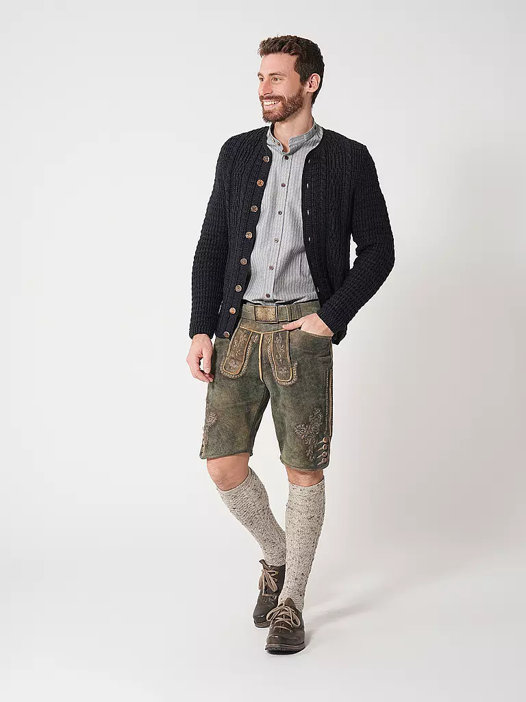 GWEIH & SILK | Camisa tradicional EIBSEE | Gris claro