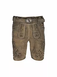 GWEIH & SILK | Pantalones de cuero JULIAN | Marrón