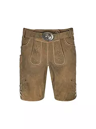 GWEIH & SILK | Lederhose LEO | Marrón claro